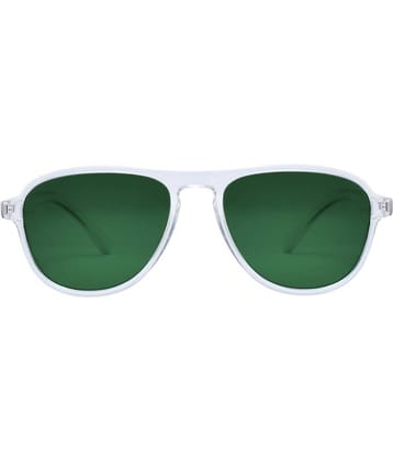 Peter Jones - White Pilot Sunglasses ( Pack of 1 )