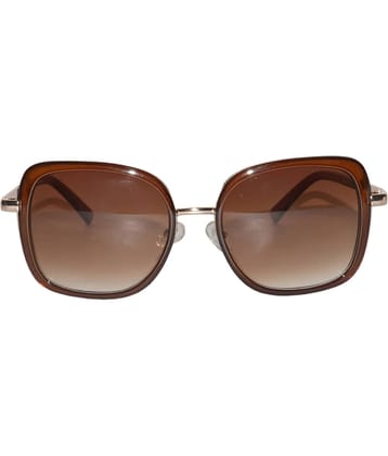 Peter Jones Brown Oversized Sunglasses ( Pack of 1 )