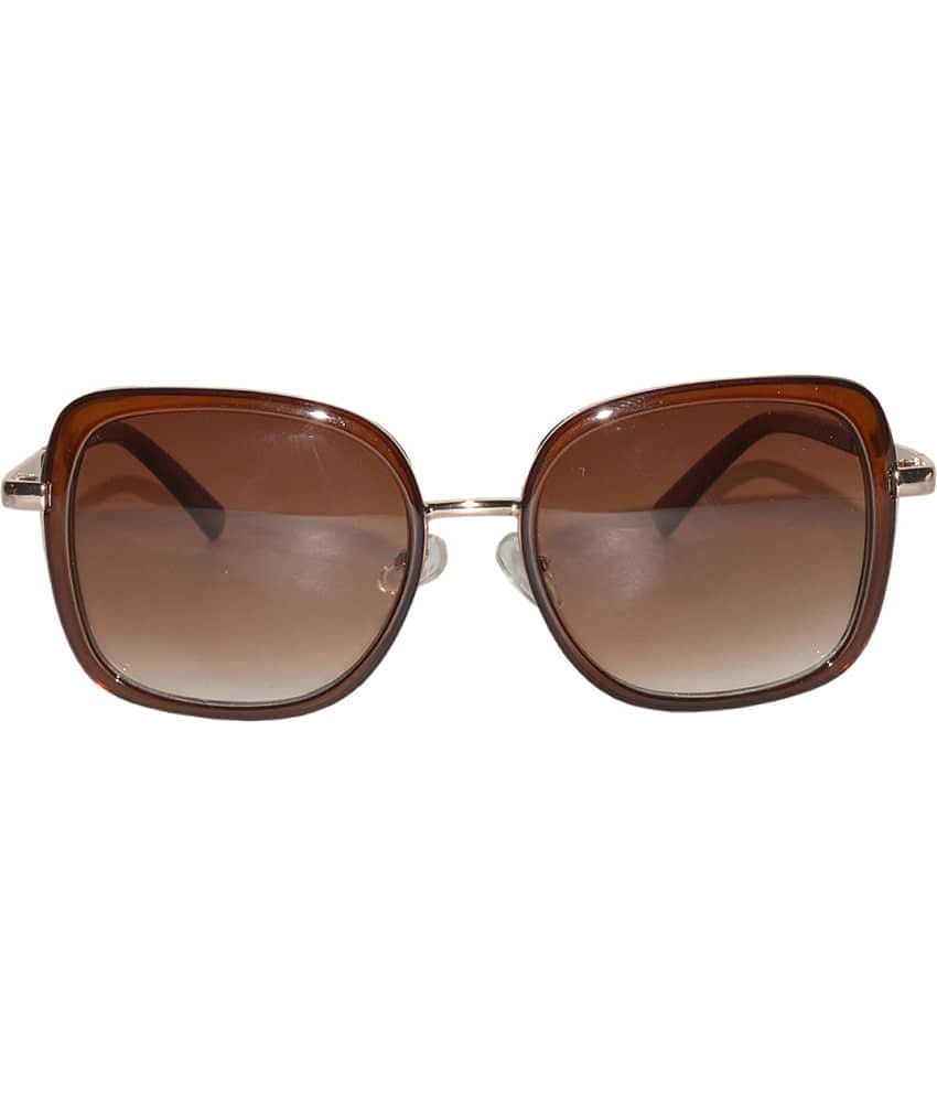 Peter Jones Brown Oversized Sunglasses ( Pack of 1 )