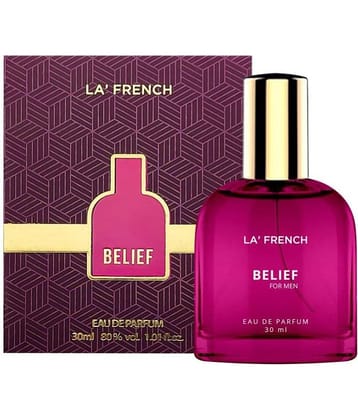 LA FRENCH - Belief Eau De Parfum (EDP) For Men 30ml ( Pack of 1 )