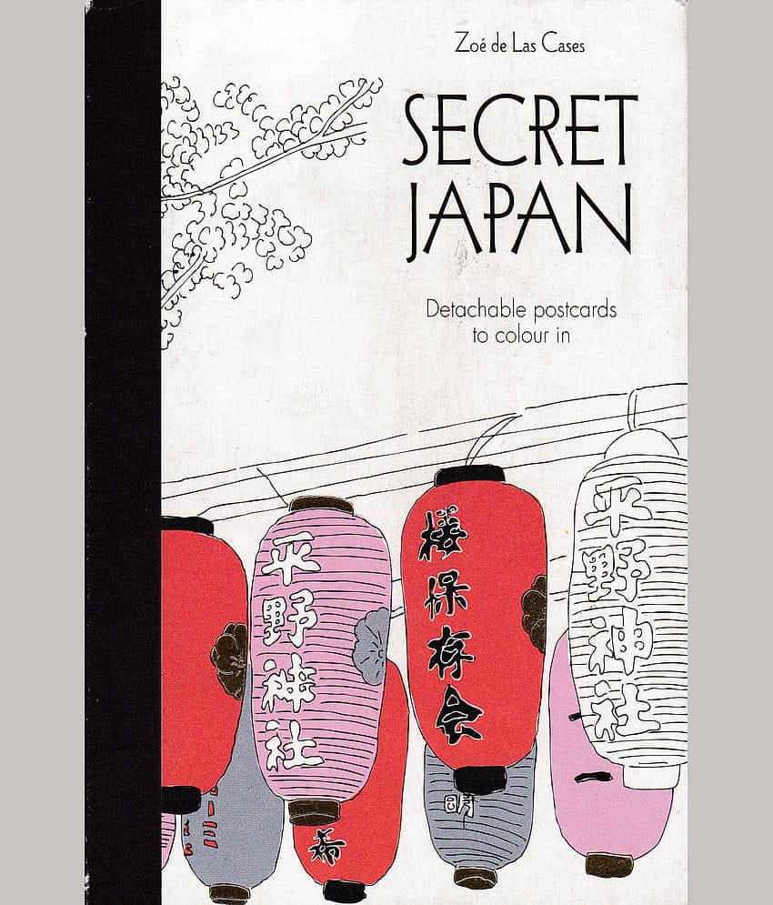 SECRET JAPAN (DETACHABLE POSTCARDS TO COLOUR IN)