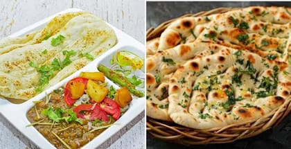 1 x Kulche, 1 x Matar Kulcha