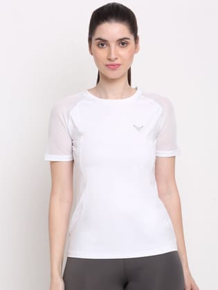 Invincible Women's Regular Fit T Shirt-White / XS
