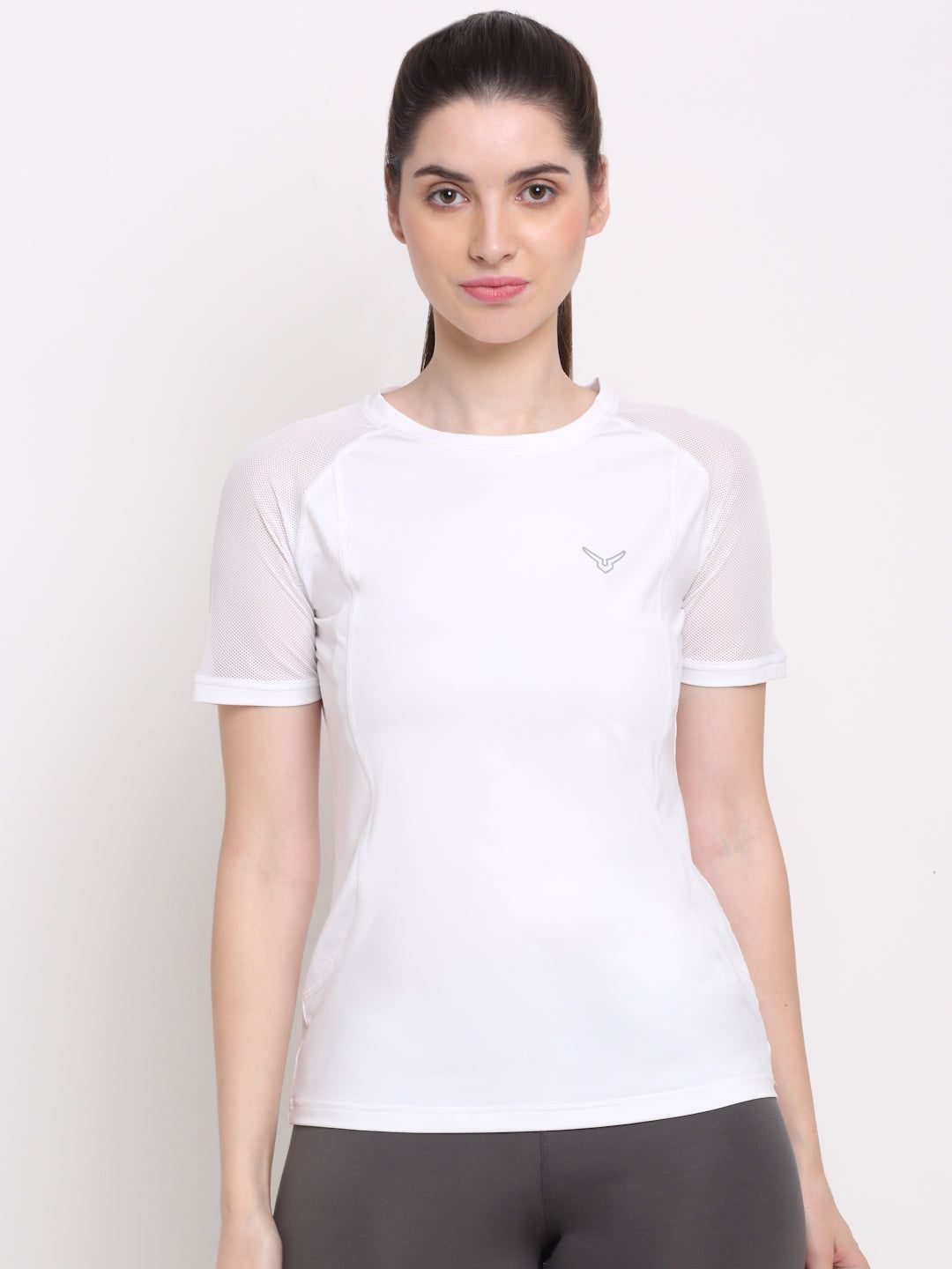 Invincible Women's Regular Fit T Shirt-White / XS