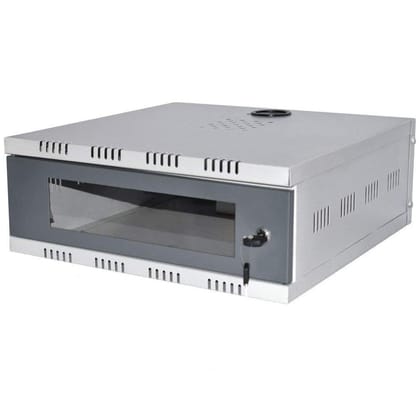 2U WiFi CCTV DVR /NVR/Server/Network Rack with 3 Power Sockets & Transparent Glass Door