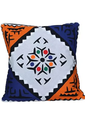 Tisser Applique cutwork cushion cover Size-16x16