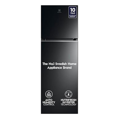 Electrolux 360L Frost Free Inverter Double Door Refrigerator,ETB3700K-H