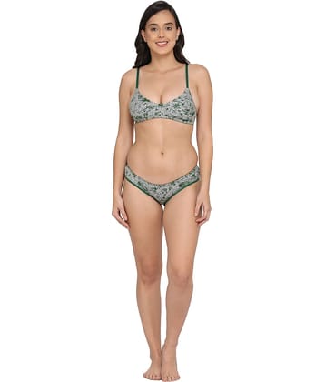 Elina Cotton Bra and Panty Set