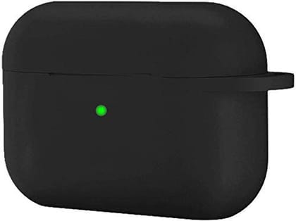 Valente Hard Silicone Shockproof Protective Case for Airpods Pro 2nd Generation (Cover Only)-Black