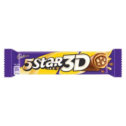 Cadbury 5 Star 3D Chocolate Bar, 42 gm