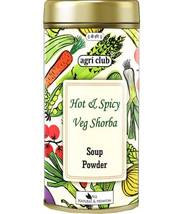 AGRI CLUB Hot Spicy Veg Shorba Soup Instant Mix 250 gm