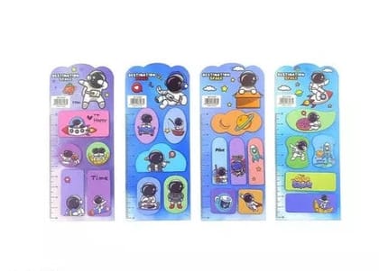Unicorn & Space-Themed Sticky Notes for Art & Craft (1 pcs)-Space