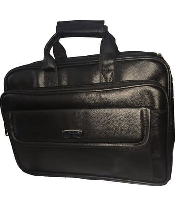 Apnav - Black P.U Office Bag