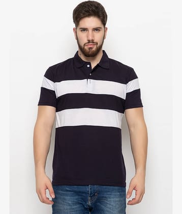 Emerald - Black Cotton Blend Regular Fit Men's Polo T Shirt ( Pack of 1 )