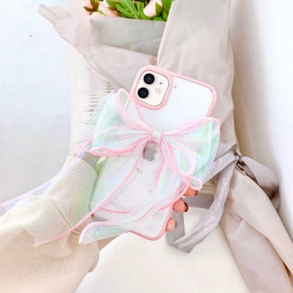 Lace Bowknot Luxury Glitter Case-iPhone 12