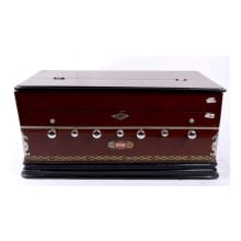 Professioal BINA 7 Stopper 3.25 Multifold Bellow 39 Keys Double Reeds Harmonium