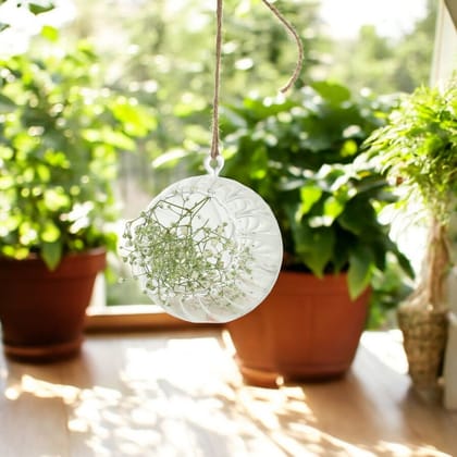 Elegant Decorative Glass Hanging Ball  Perfect for Home & Event Decor