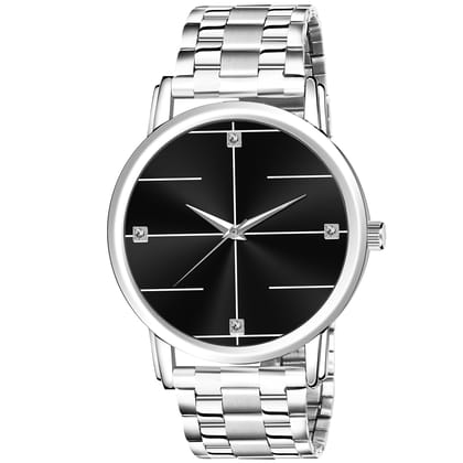 Black Standard Analog Watch for Men LR118