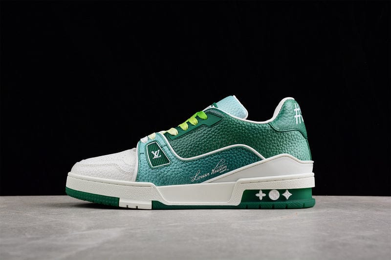 LouissVuitton Trainer Dual Tons - Green-Euro 41