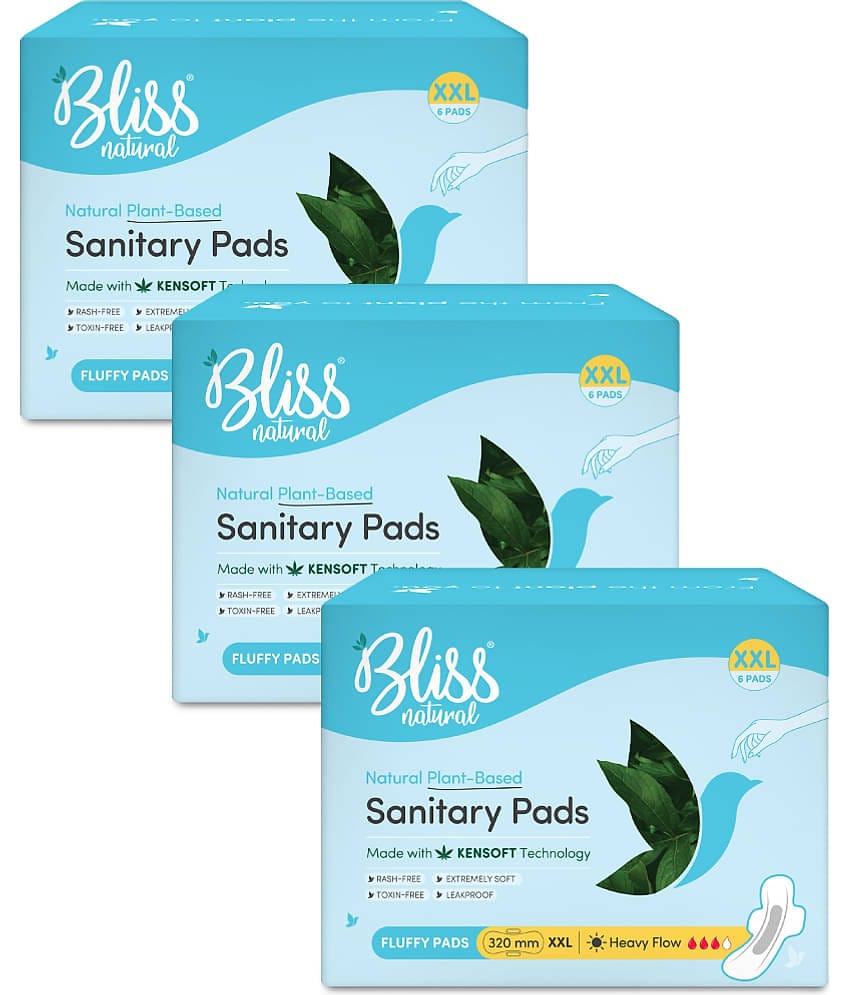 BLISSNATURAL Cottony XXL Maxi Regular Sanitary Pad