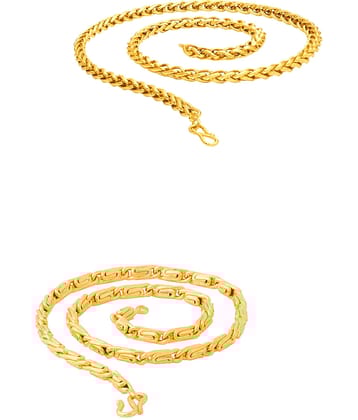 KRIMO Gold Plated Chain ( Set of 1 )