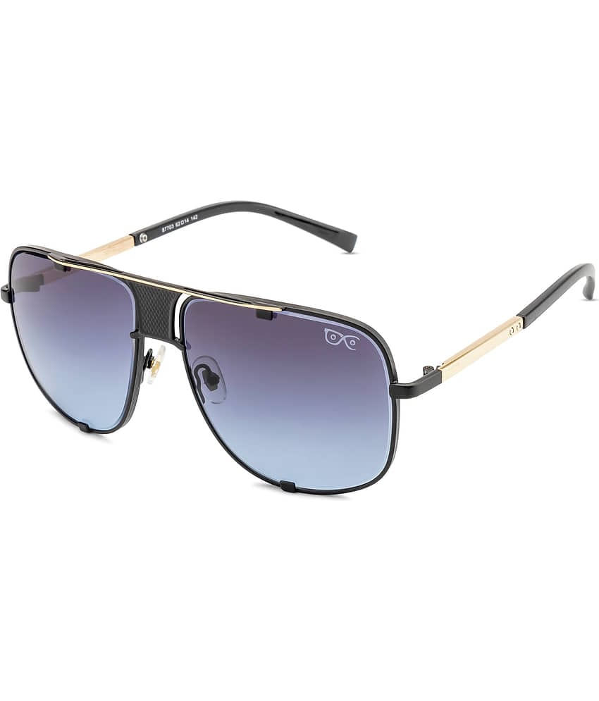 Hexxa Black Pilot Sunglasses ( Pack of 1 )