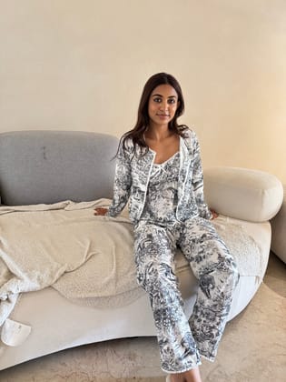 Selene 3- Piece Sleepwear-Small