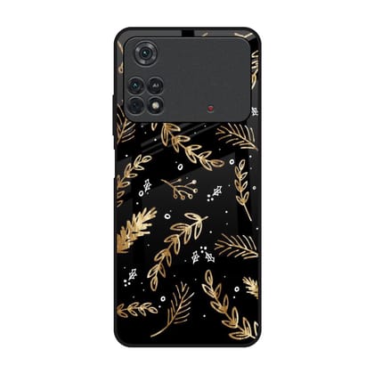 Autumn Leaves Glass Case for Poco M4 Pro