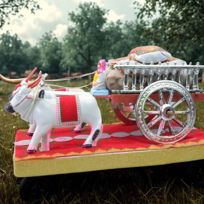 Rukhwat Bullock Cart [31X31X41cm]