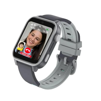 Spiky Gnome 4G Kids Smart Watch Grey