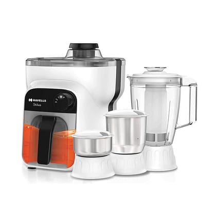 HAVELLS STILUS 4 JAR 500W JUICER MIXER GRINDER HAVELLS STILUS 4 JAR 500W JUICER MIXER GRINDER - White HAVELLS STILUS 4 JAR 500W JUICER MIXER GRINDER HAVELLS STILUS 4 JAR 500W JUICER MIXER GRINDER - White