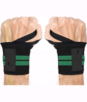 Wrist Support Wrap Band for Gym and Fitness (1 Pair)