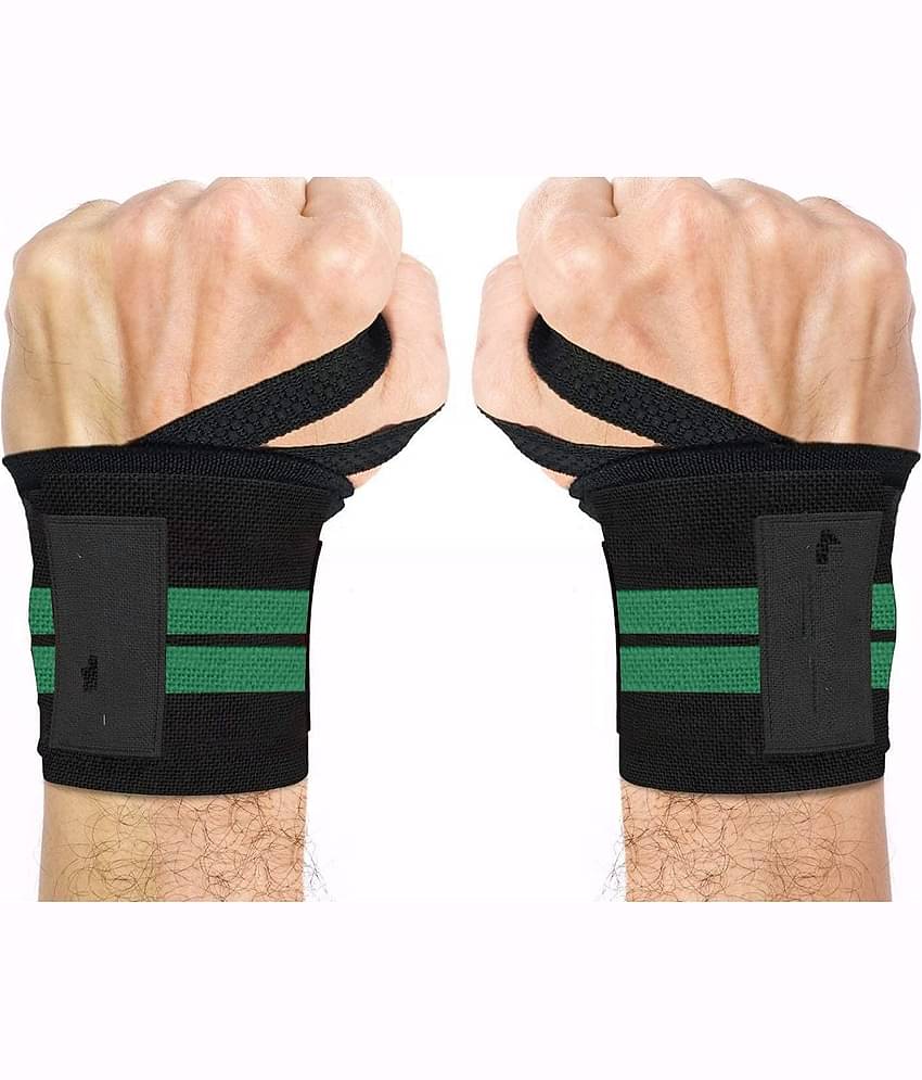 Wrist Support Wrap Band for Gym and Fitness (1 Pair)