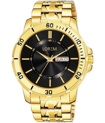 Lorem - Gold Stainless Steel Analog Mens Watch