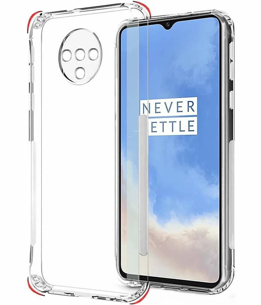 VAKIBO Plain Cases Compatible For Rubber Oneplus 7T ( Pack of 1 )