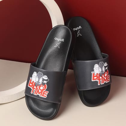 We Bare Bears 001 Sliders for Kids-Monsoon Grey / 2