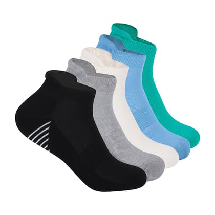 Gym Pro Set Of 5 Bamboo Socks For Men