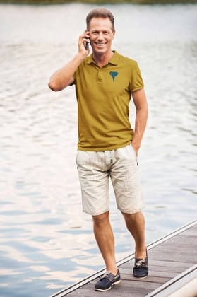 Polo Neck T-Shirt (Men) - Elephantastic (11 Colours)