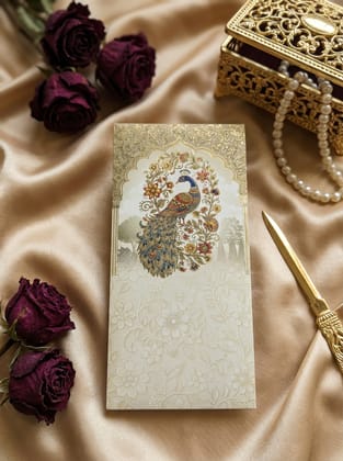 The Shahi Mor Envelope – Premium Designer Money Envelope for Wedding & Luxury Gifting