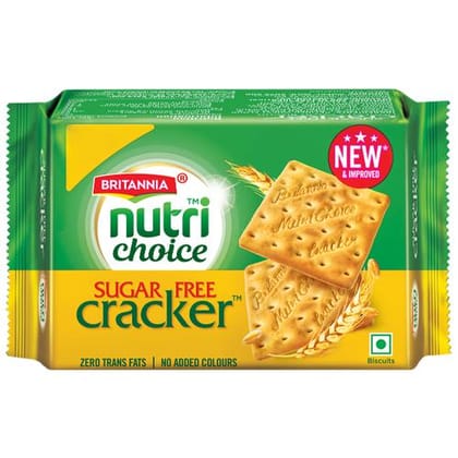 Britannia Nutri Choice Sugar Free Cracker Biscuits, 295 g