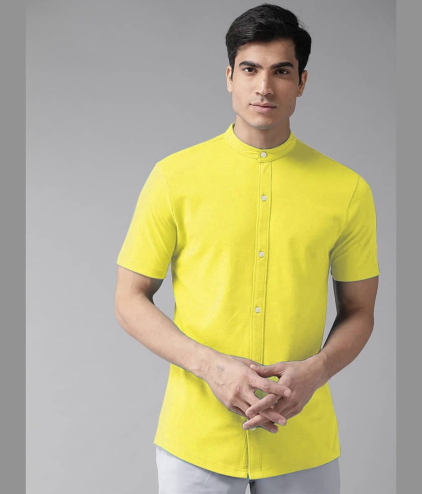 Riss - Red Cotton Blend Regular Fit Men's Casual Shirt ( Pack of 1 )