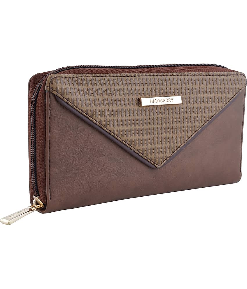 Nicoberry - Green Faux Leather Purse