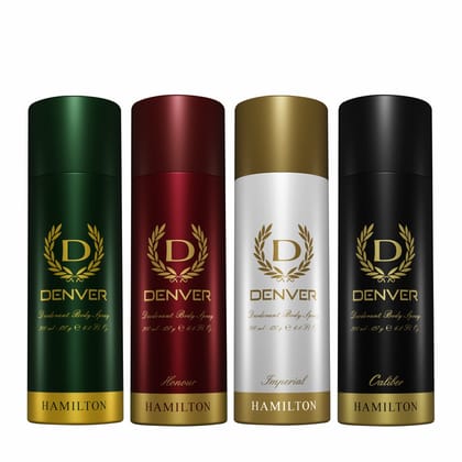 Hamilton, Honour, Imperial & Caliber Deo For Men (800 ml, Pack of 4)