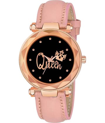 EMPERO - Pink Leather Analog Womens Watch