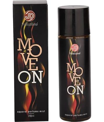 JD INTERNATIONAL MOVE ON Apparel Perfume For Men & Women Mist Perfume 200 ml (Pack of 1)