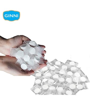 GINNI Magic Tablet Coin Tissue Mini Compressed Cotton Towel, Multi-Purpose Wipes Facial Tissues, Magic Napkin Expands With Water (50 Pcs)