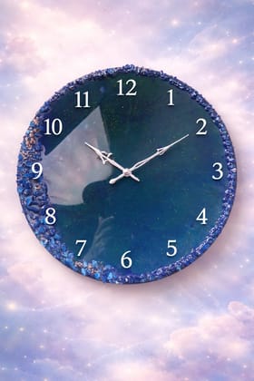 Resin handmade wall clock