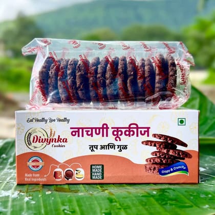 Nachni Cookies with Ghee & Jaggery