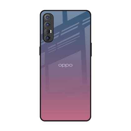 Pastel Gradient Glass Case for Oppo Reno 3 Pro