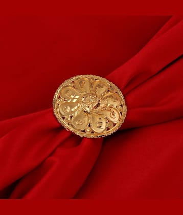 Bhagya Lakshmi Golden Rings ( Pack of 1 )